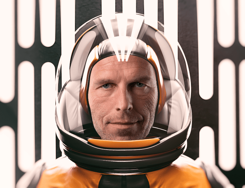 max2-Astronaut Peter Fürsicht